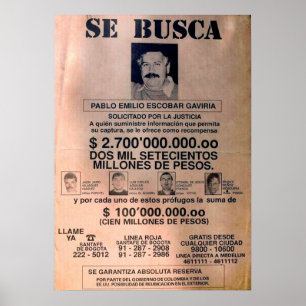 PÓSTER SE BUSCA ESCOBAR 1