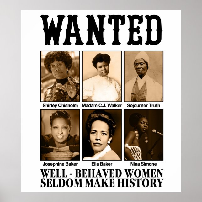Póster Se busca historia negra de historiadoras (Frente)