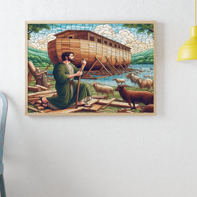 Póster Se desenvuelve la llamada de la divina arca de Noé (Subido por el creador)