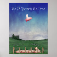 Sé diferente, sé libre Poster