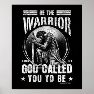 Póster Sé el guerrero 1 Juan 5:4