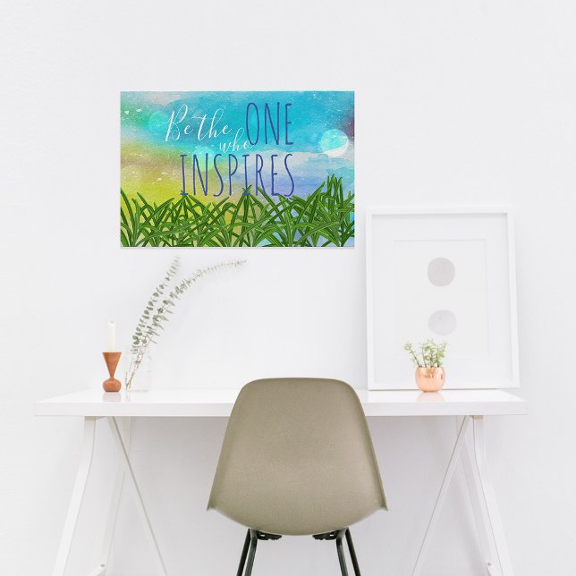 Póster Sé El Que Inspira Cita (Subido por el creador)