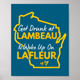 Póster Se emborrachó en Lambeau y se despertó en Lafleur