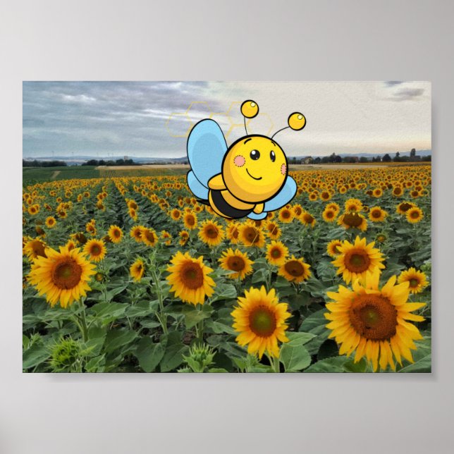 Póster Sé Feliz. (Frente)