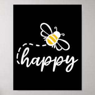 Póster Sé Feliz De Ser Amable, Sé Feliz, Inspirador, Moti