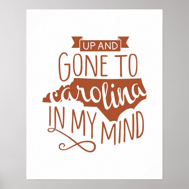 Póster Se fue a Carolina Print (Frente)