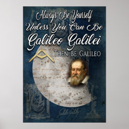 Póster Sé Galileo Galilei