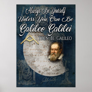 Póster Sé Galileo Galilei