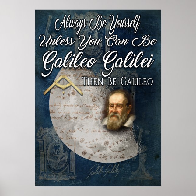 Póster Sé Galileo Galilei (Frente)