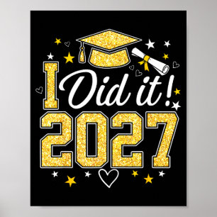 Póster Se graduó 2027 promoción 2027