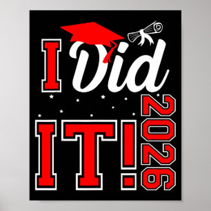 Póster Se graduó generación 2026 clase 2025 senior