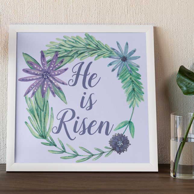 Póster Se ha vuelto floral religiosa de Pascua (Subido por el creador)