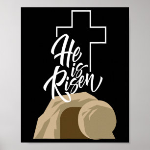 Póster Se Levanta 3 Días Jesucristo Feliz Pascua Chris