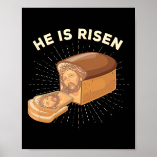 Póster Se Levanta Jesucristo Pascua Pun Christian Brea
