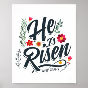 Póster Se Levanta La Resurrección Religiosa De Los Camisa