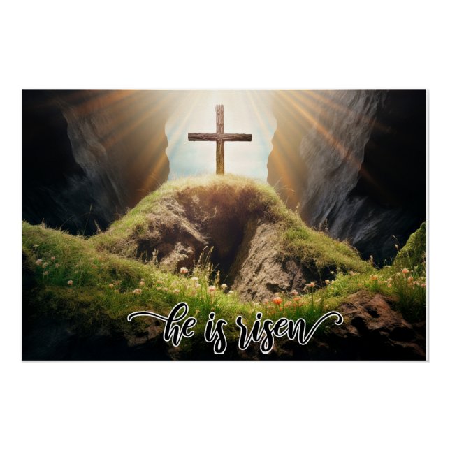 Póster Se levanta, tumba vacía, (Anverso)