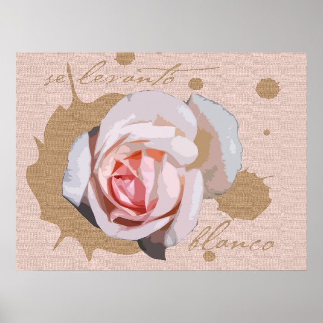 Póster Se levanto blanco (Frente)