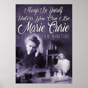 Póster Sé Marie Curie