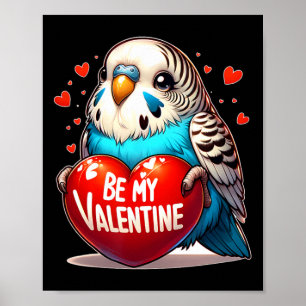 Póster Sé mi corazón de Valentine Budgie