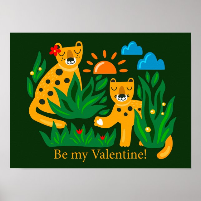 Póster ¡Sé mi San Valentín! (Frente)