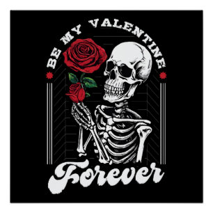 Póster Sé Mi San Valentín Por Siempre