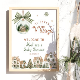 Póster Se necesita la bienvenida de Baby Shower a los Nav