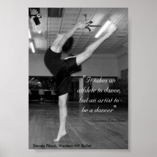 Póster Se necesita un artista