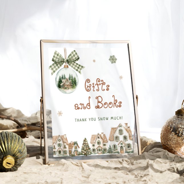 Póster Se necesita un regalo de Baby Shower y libros de u (Subido por el creador)