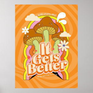 Póster Se pone mejor   Buenas vibraciones y sentidos de G