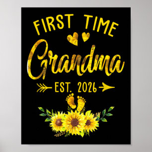 Póster Se Promocionó El Girasol De La Primera Abuela Est