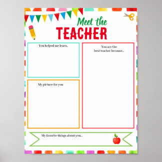 Póster Se puede editar la plantilla del profesor