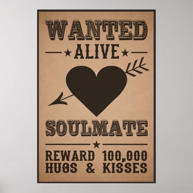 Póster SE QUIERE VIVO: poster SOULMATE (Frente)