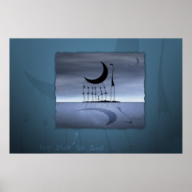 Póster Se Robaron La Luna (Frente)