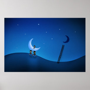 Póster Se Robaron La Luna (Versión 2008)