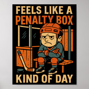 Póster Se siente como un día de caja de penalización dive