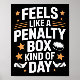 Póster Se Siente Como Un Día De Caja De Penalización Tipo