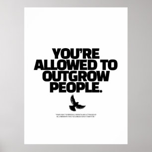 Póster Se Te Permite Superar a las Personas - Freedom Des