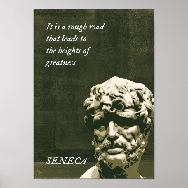 Póster Se trata de un camino accidentado que conduce a la (Frente)