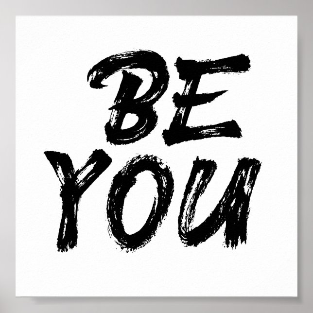 Póster Sé tú (Frente)