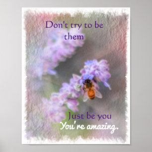 Póster Sé tu increíble auto Poster