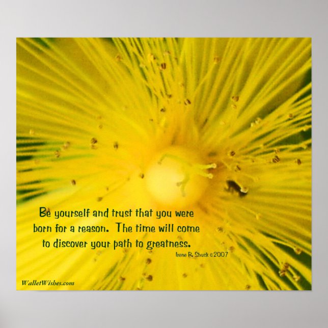 Póster Sé tú mismo (Frente)