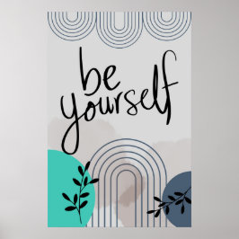 Póster Sé tú mismo, amate primero