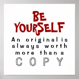 Póster SÉ TÚ MISMO ~ Poster / Imprimir #435