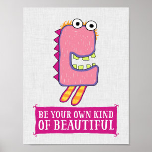 Póster Sé Tu Propio Tipo De Hermoso Poster De Escritura