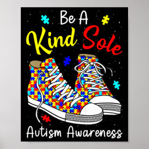 Póster Sé una especie de autismo para tomar conciencia so