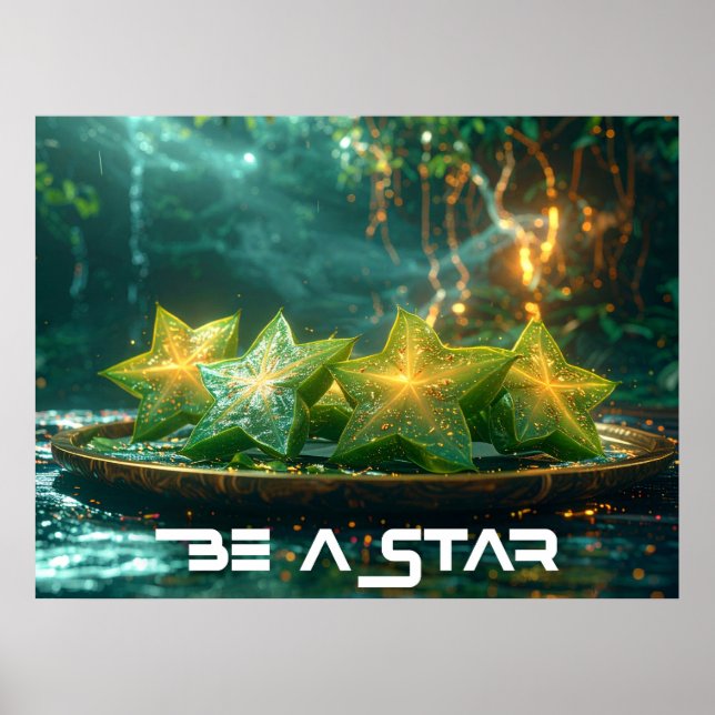 PÓSTER SÉ UNA ESTRELLA - SÉ DIFERENTE (Frente)