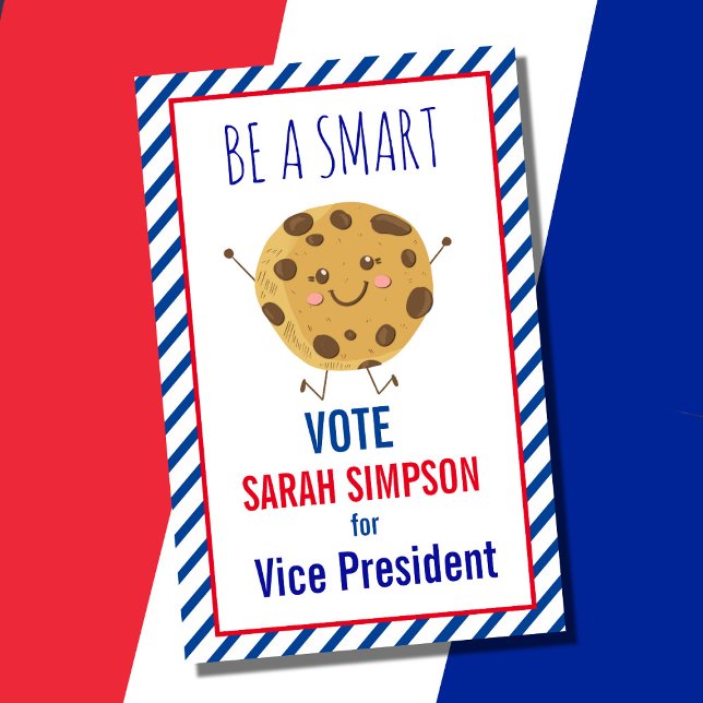 Póster Sé una galleta inteligente: Vote" Elecciones (Subido por el creador)