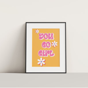 Póster Se va Chica Poster motivacional colorido