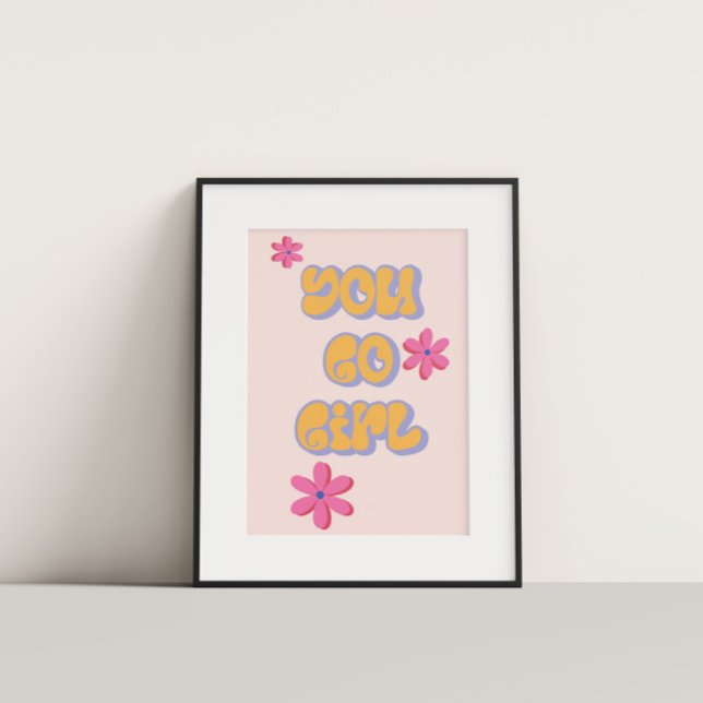 Póster Se va Chica Poster motivacional colorido (Subido por el creador)