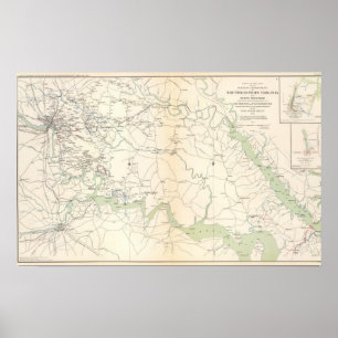 Póster SE Virginia, Ft Monroe, se acerca a Richmond